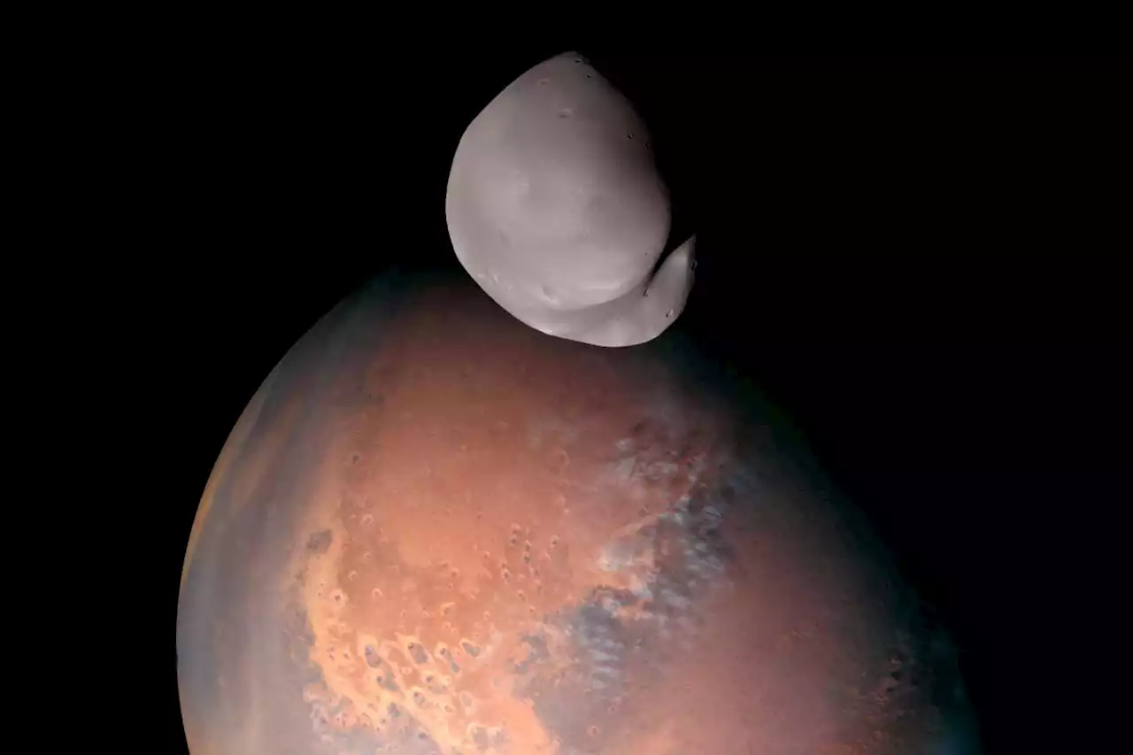 Amazing images of Mars’s moon Deimos snapped by Emirates Mars Mission