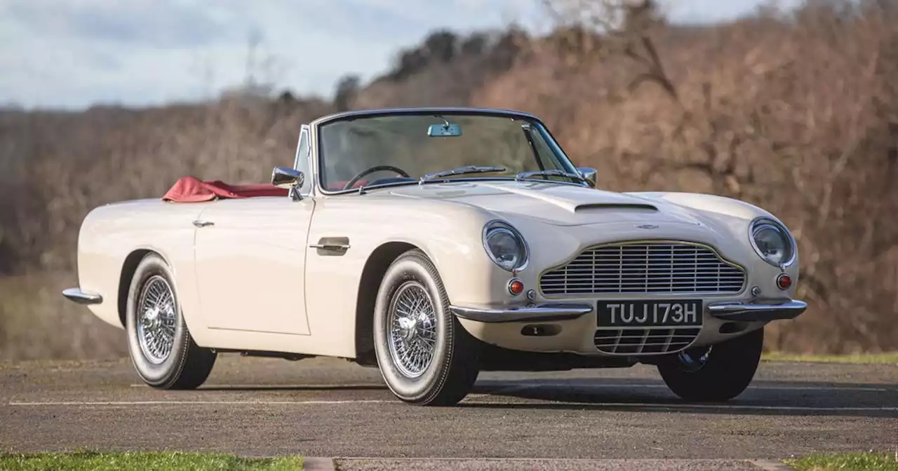 Classic car similar to King's beloved Aston Martin for sale