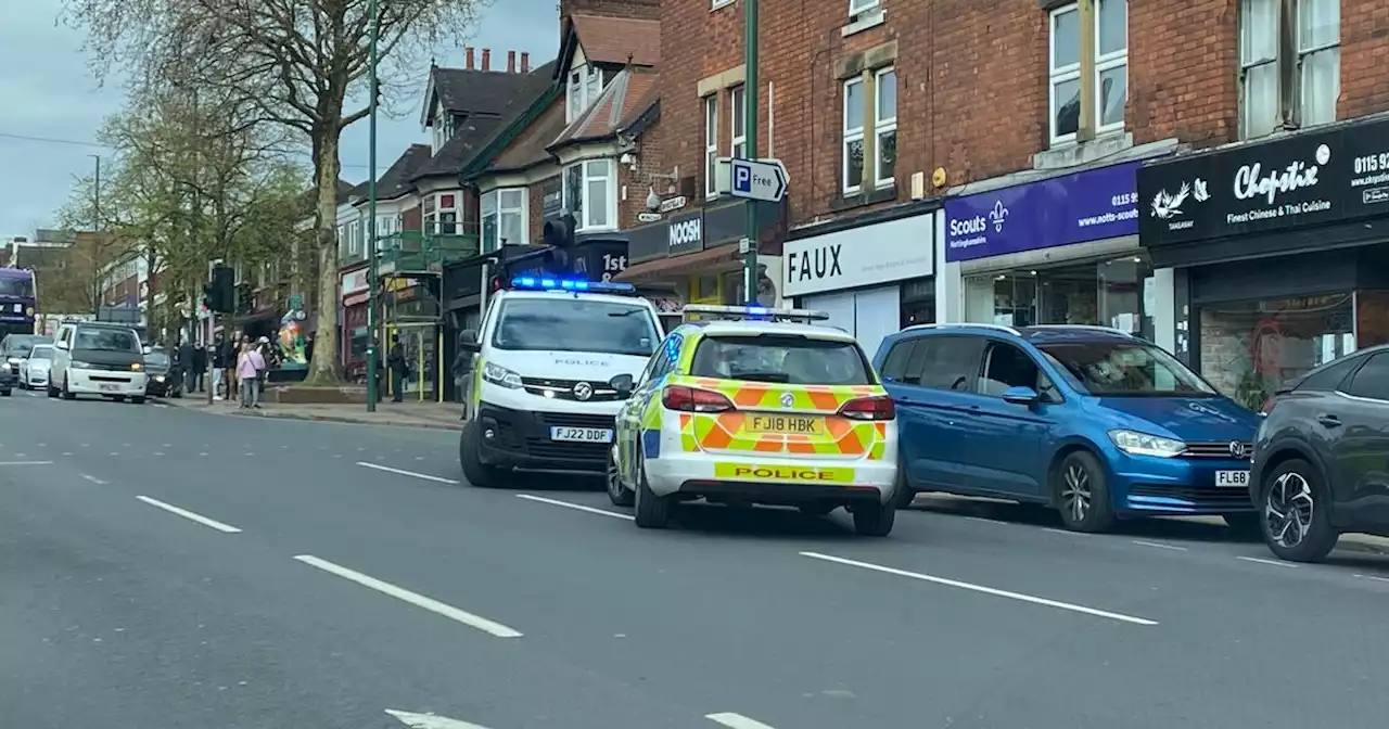 'Heavy police presence' reported on busy city road