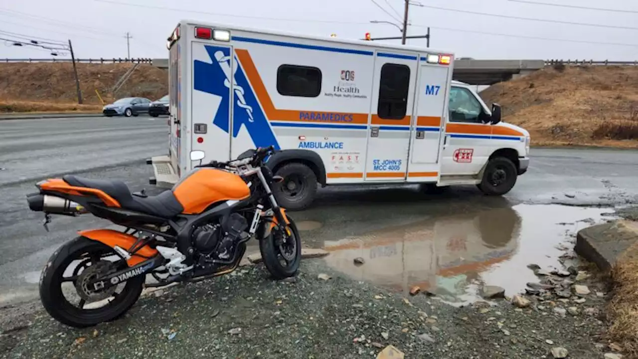 Motorcycle driver taken to hospital following Paradise crash