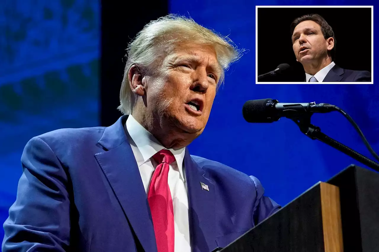 Donald Trump praised Florida Gov. Ron DeSantis and Sunshine State