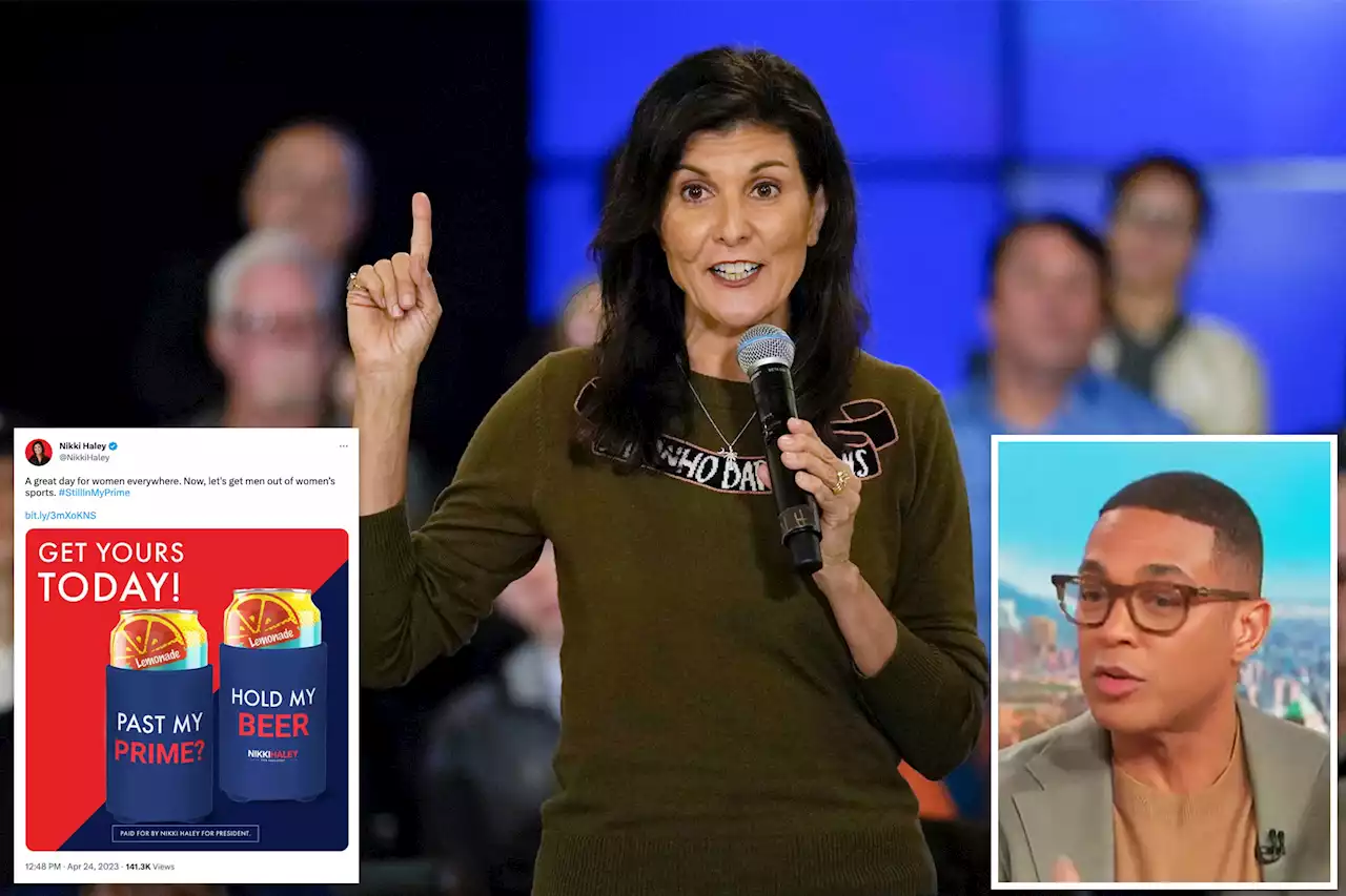 Nikki Haley trolls Don Lemon over his CNN firing, hawks beer koozies