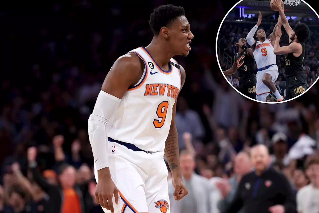 ‘Super aggressive’ RJ Barrett playing like playoff stud Knicks envisioned