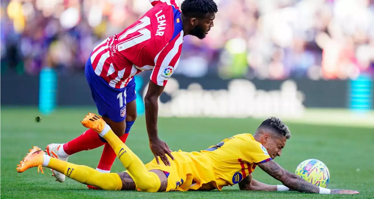 Barça - Atlético Madrid : la série folle de cartons jaunes en deuxième période