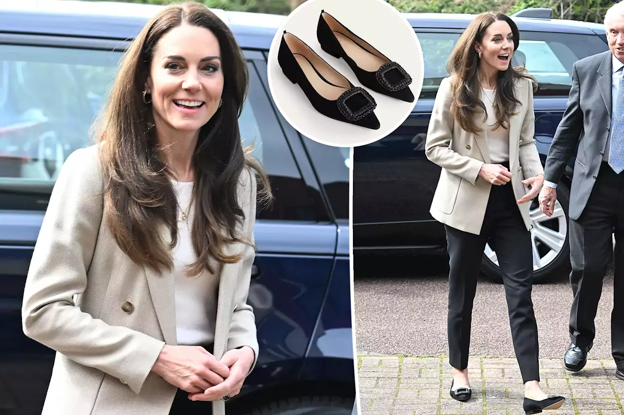 Kate Middleton swaps her go-to heels for Boden flats — shop the look