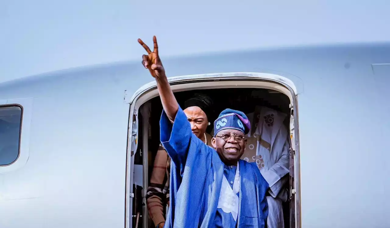 President-elect Tinubu returns home, says 'I'm ready for the task ahead'