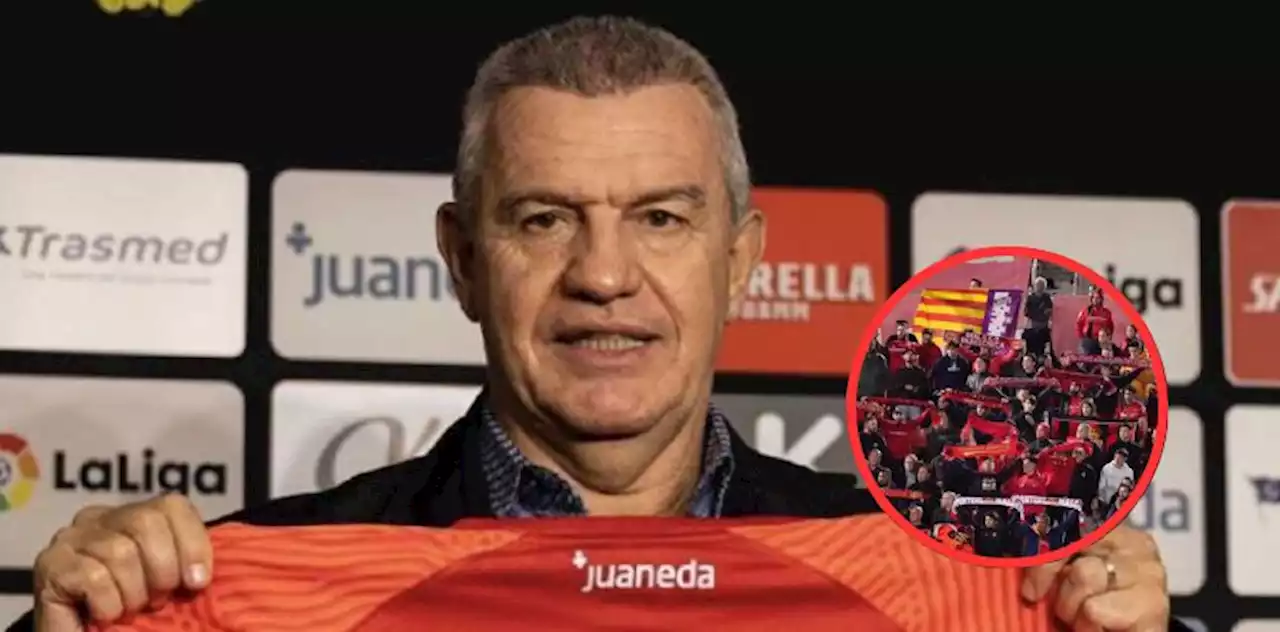 Javier Aguirre es ovacionado por la afición del Mallorca tras otro triunfo