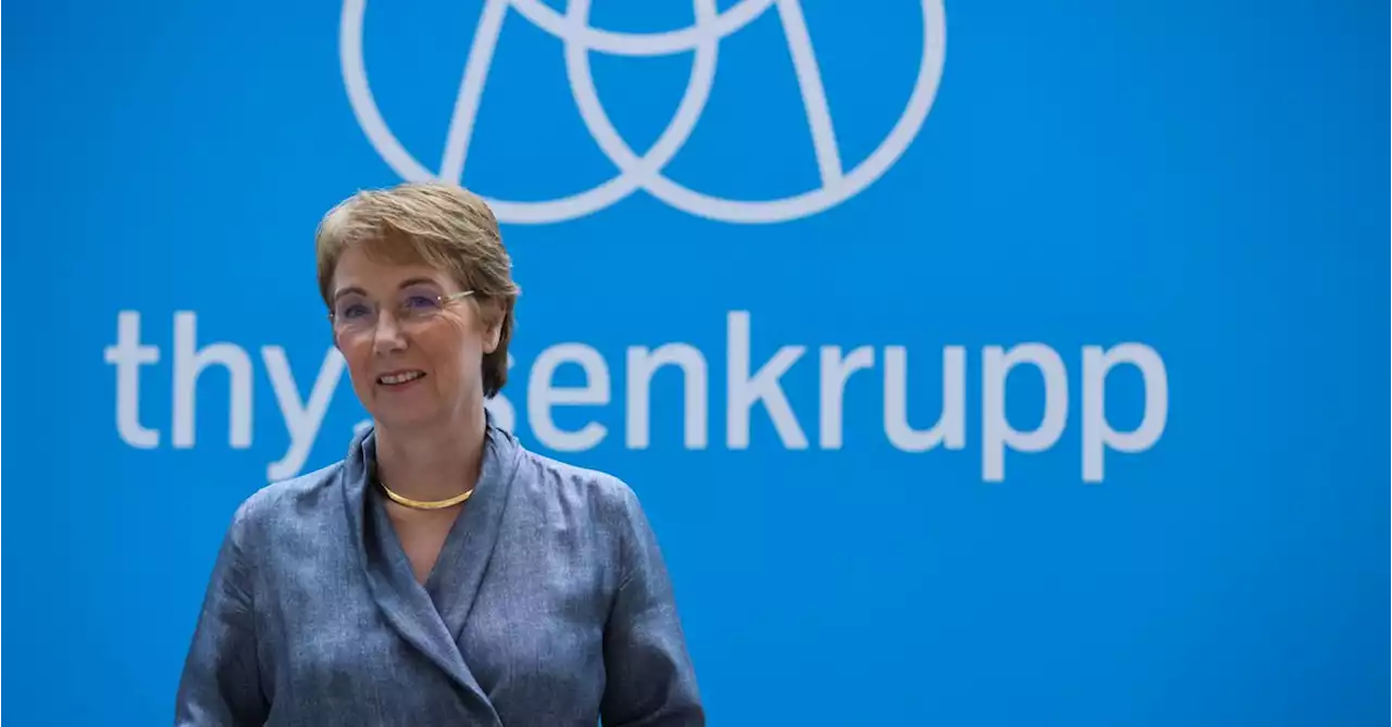 Martina Merz seeking to step down as Thyssenkrupp CEO, shares tank