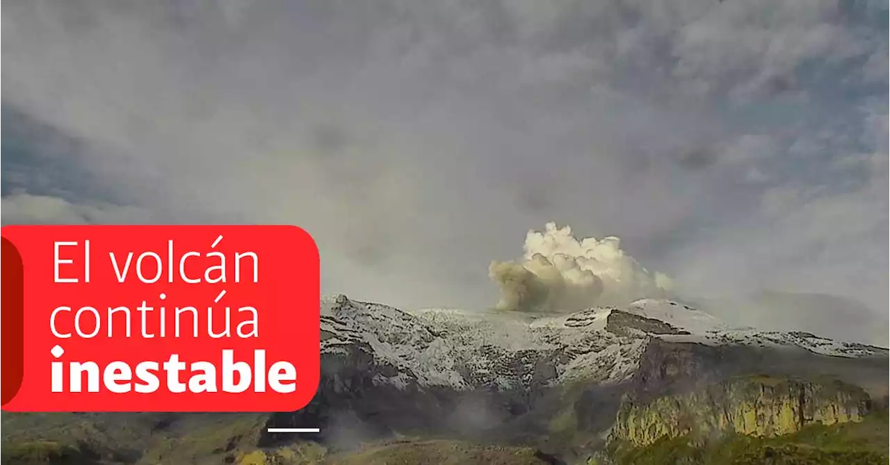 Esto significa el dióxido de azufre que está emitiendo el volcán Nevado del Ruiz