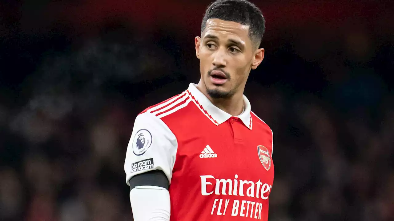 Arsenal: la crainte d'une fin de saison pour Saliba, qui serait d'ores et déjà forfait pour le choc contre City