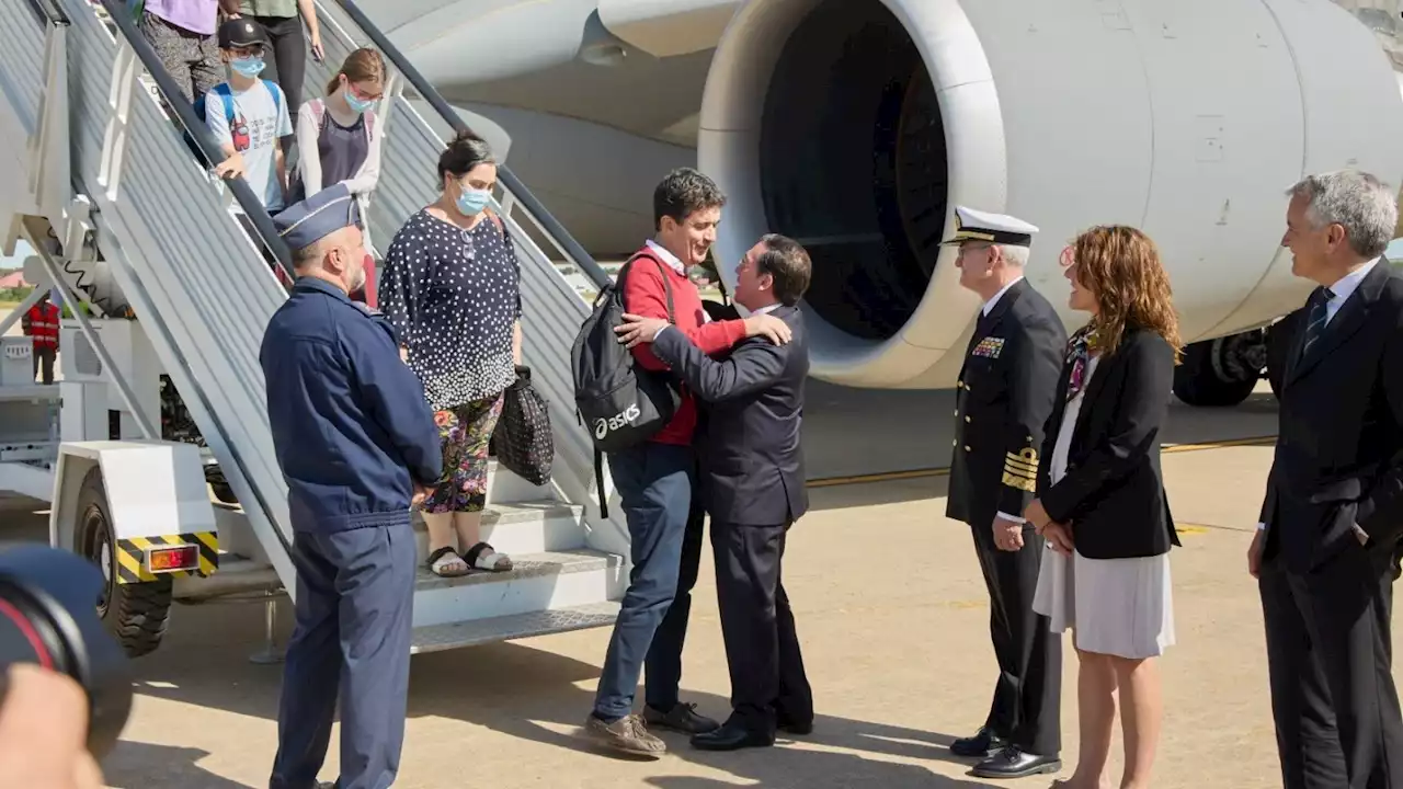 Llega a la base aérea de Torrejón el avión con 72 ciudadanos evacuados de Sudán