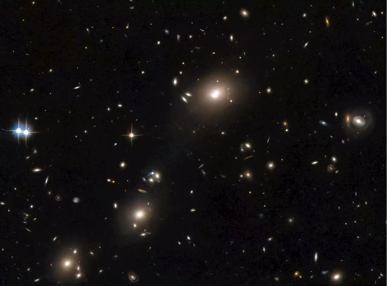 Hubble Captures Rarely Explored Galaxy Cluster, Filled With Cosmic Curiosities