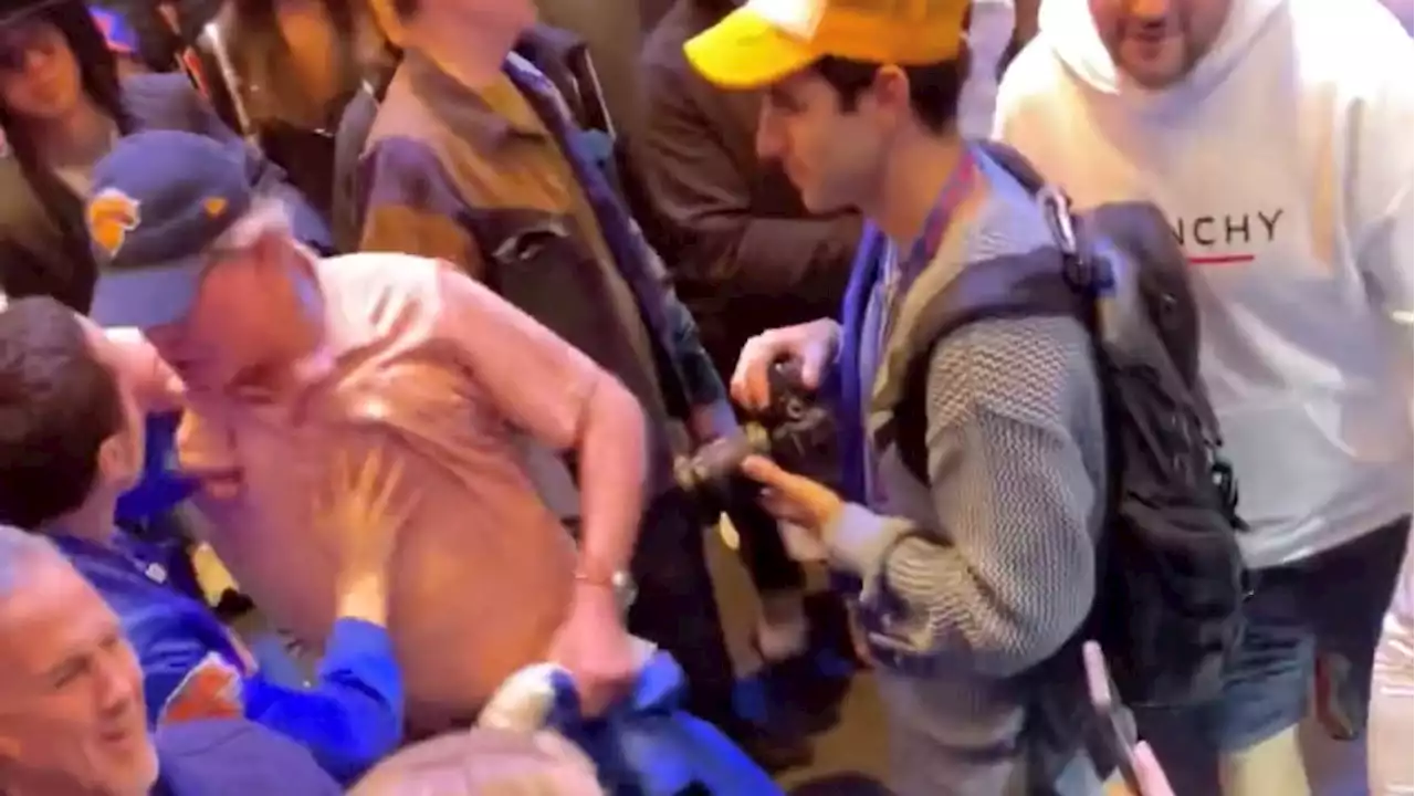 Pete Davidson Shoves Fan Trailing Him Around Madison Square Garden