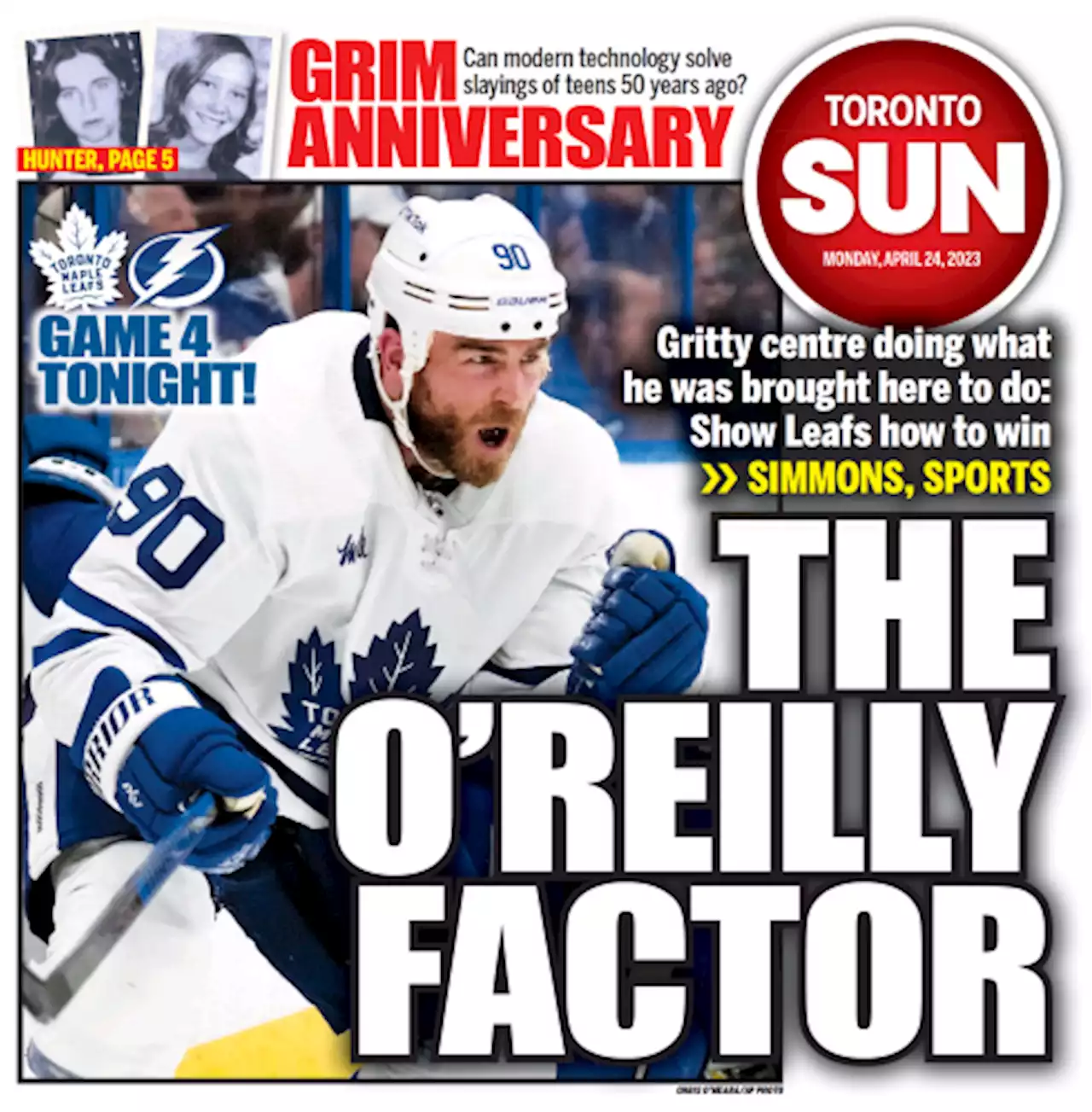 SIMMONS: Ryan O'Reilly is teaching Maple Leafs how to win in post-season