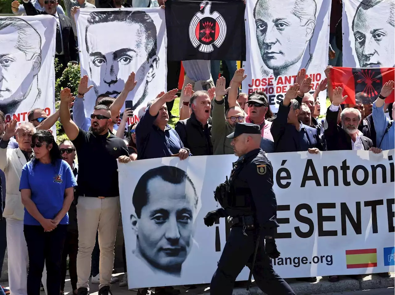 Three arrested as Spain exhumes fascist movement's founder