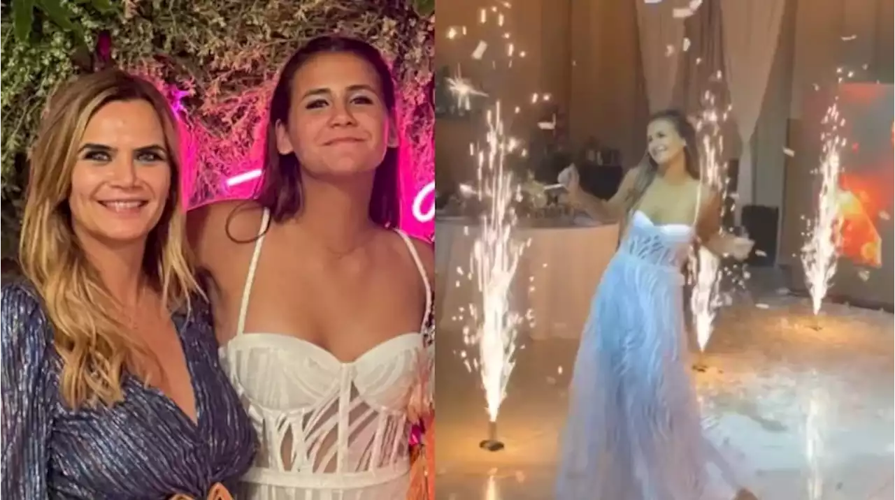 La espectacular entrada de Uma, la hija de Amalia Granata, a su fiesta de 15: Beyoncé, bengalas y coreografía