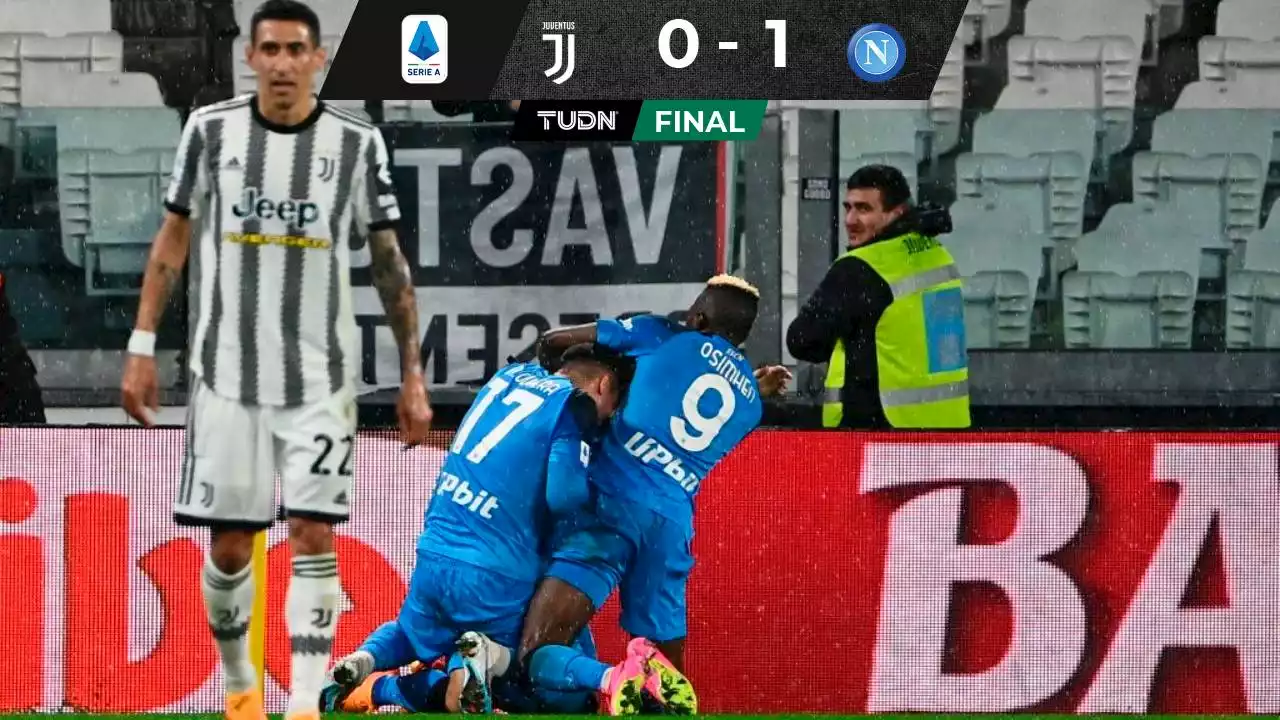 Con Chucky titular, Napoli sacó triunfazo ante Juventus y acaricia el título