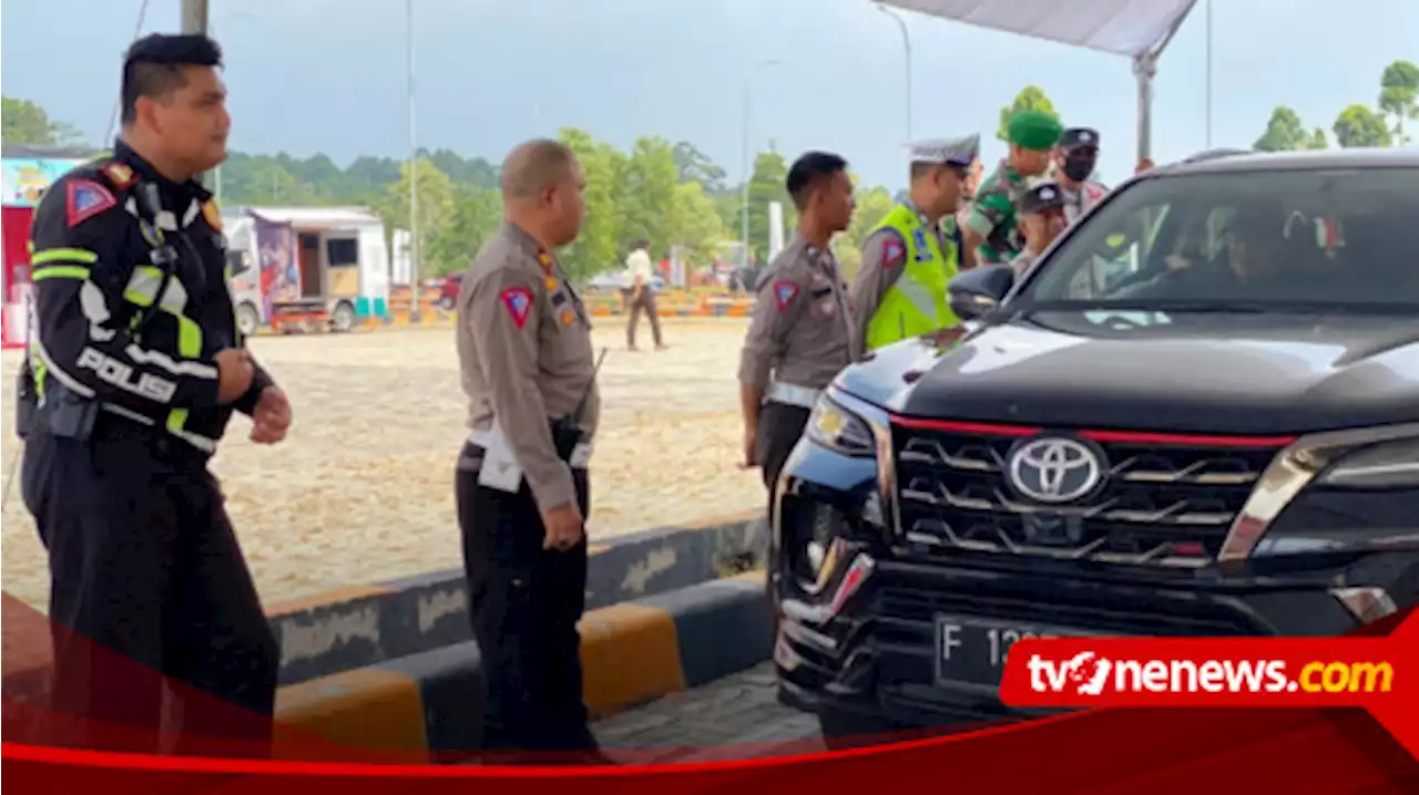 Antisipasi Penumpukan di Pelabuhan Bakauheni, Petugas Gabungan Alihkan Kendaraan Pemudik ke Rest Area JTTS Km 20 B