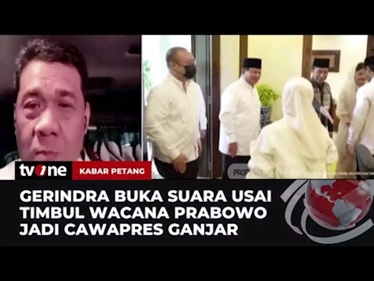 Prabowo Diajak jadi Cawapres Ganjar Pranowo, Politisi Gerindra Buka Suara - tvOne