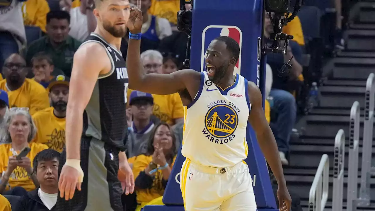 NBA playoffs: Draymond Green picks up technical foul in his first minute back from Kings-Warriors suspension