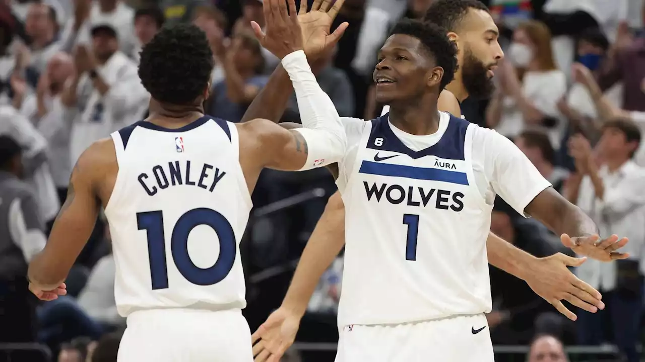 Timberwolves blow late lead, rally behind Anthony Edwards in OT for wild, season-saving win over Nuggets