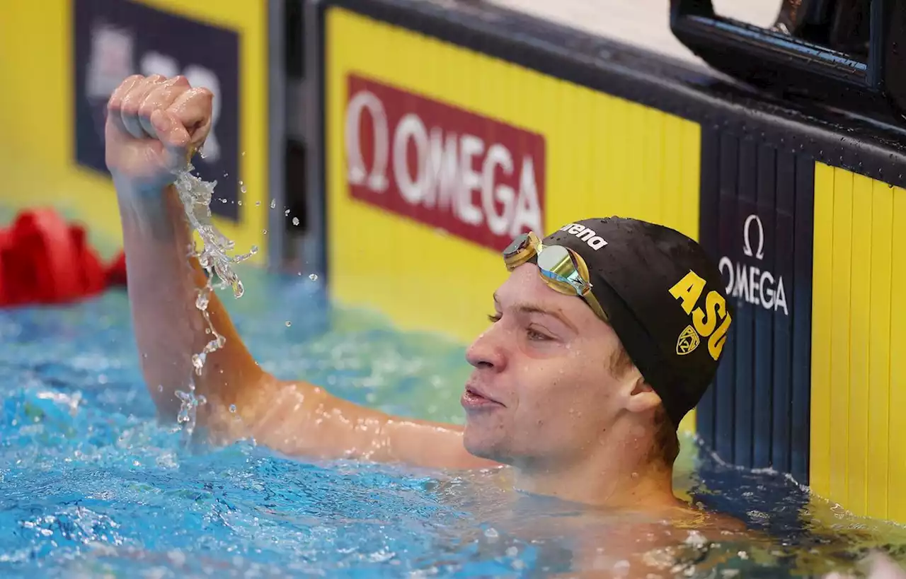 Léon Marchand a un record de Michael Phelps « dans un coin de la tête »