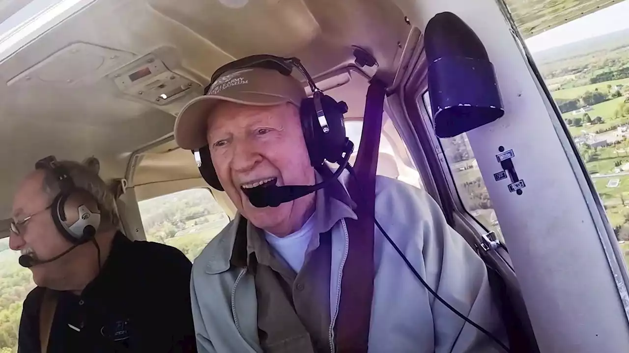 100-year-old South Jersey World War II veteran takes flight of a lifetime