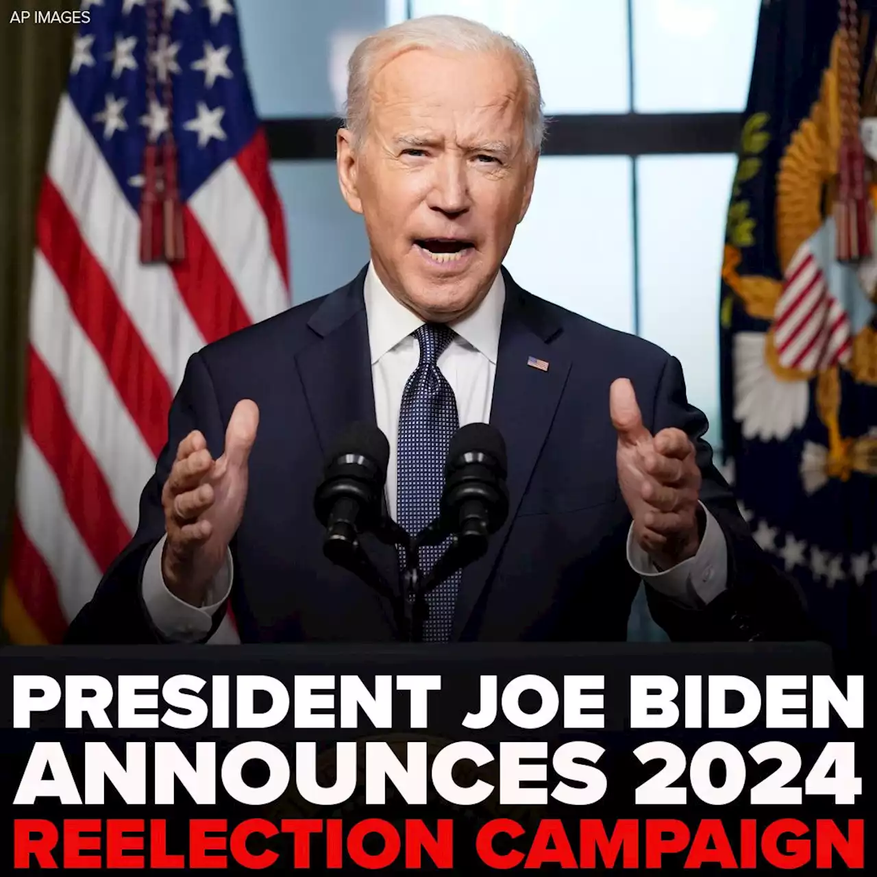 President Joe Biden announces 2024 reelection campaign