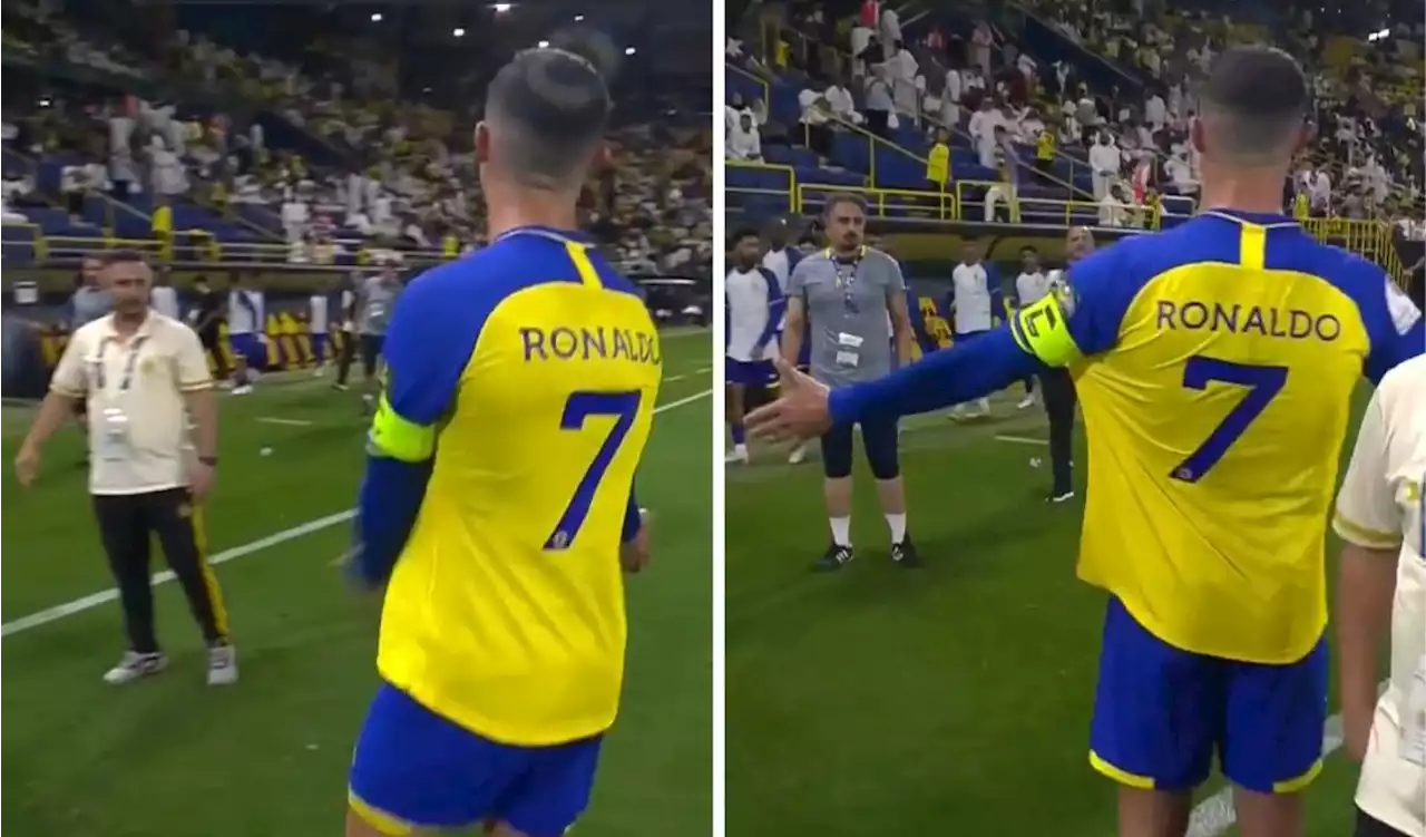 [Video] La rabieta del siglo: Cristiano se encaró con su técnico tras eliminación del Al Nassr