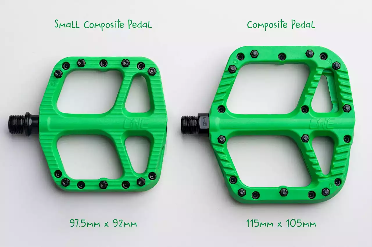 OneUp Release Small Composite Flat Pedal for Smaller Feet