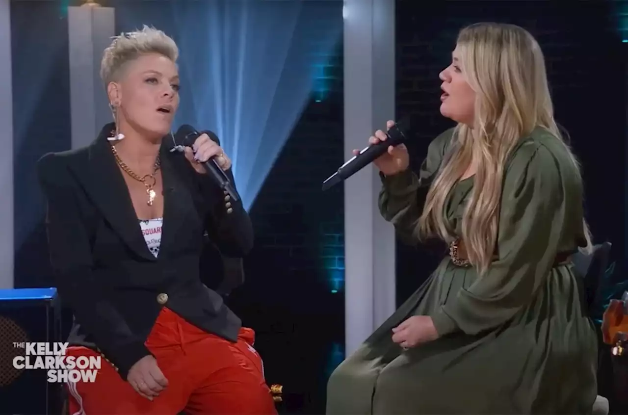 P!NK & Kelly Clarkson Soundwaves Art Raised $60,000 for a Good Cause