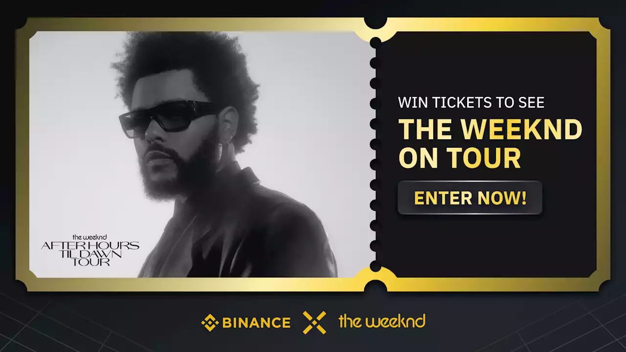 Win Free Tickets to The Weeknd’s Global Tour | Binance Blog