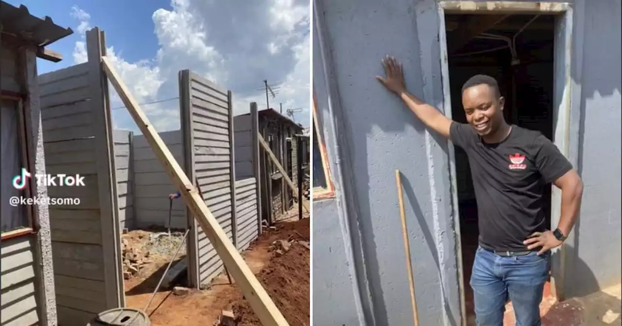 Neat 1-bedroom house that cost R22k to build leaves South Africans inspired