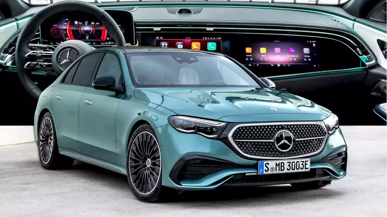 2024 Mercedes E-Class Thinks Hybrid Power, In-Car TikTok And A Selfie Cam Will Help It Beat BMW | Carscoops