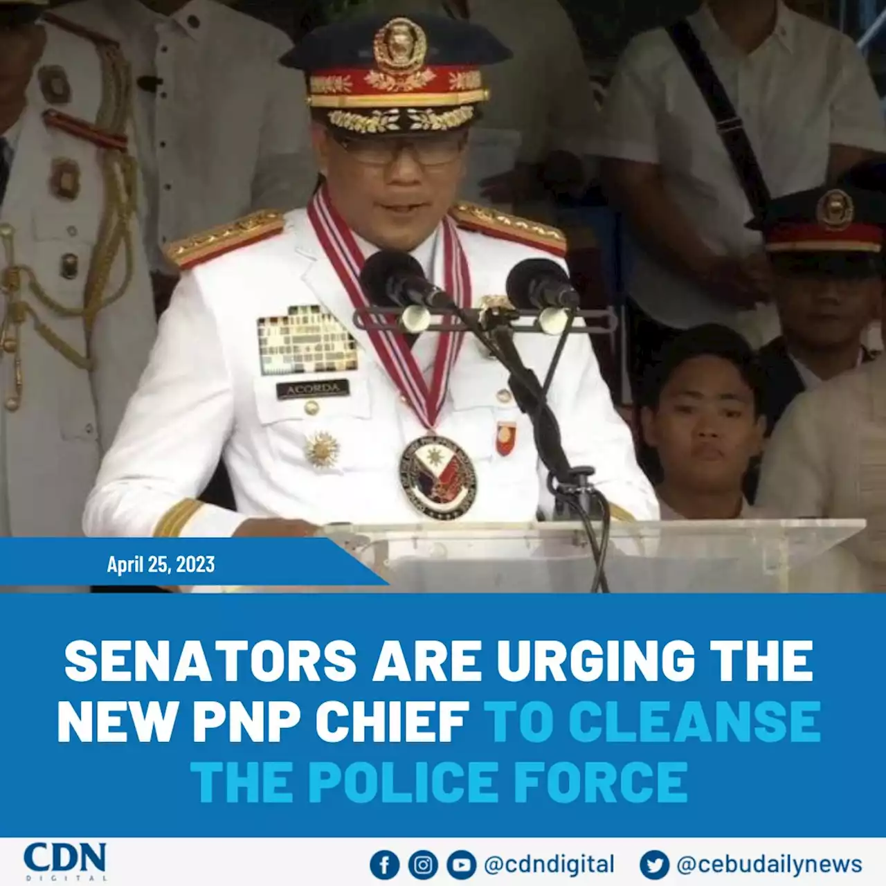 Cleanse the police force, senators urge new PNP chief