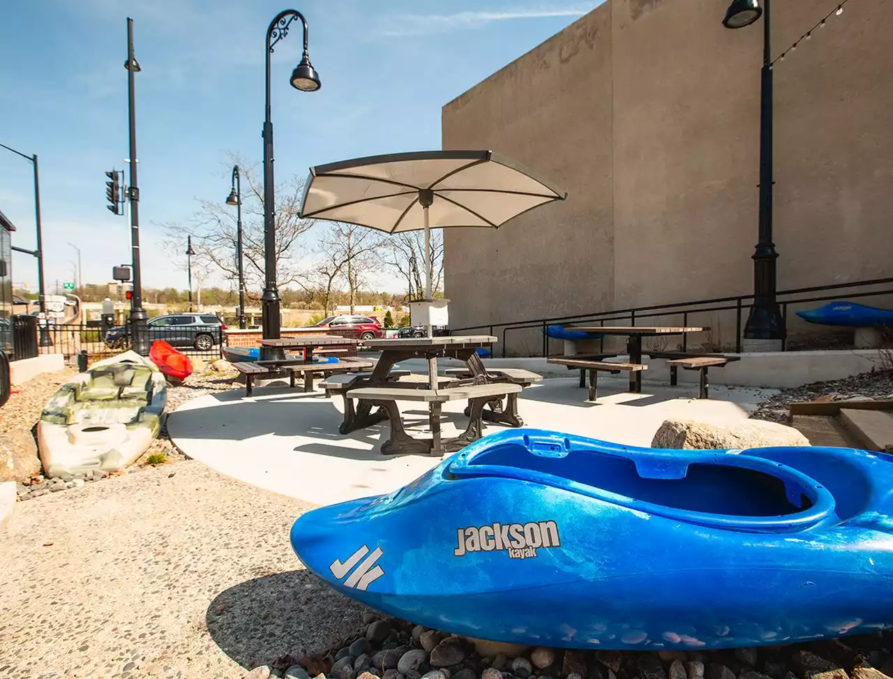 Cuyahoga Falls to unveil Paddle Park with kayak seating on Friday ahead of Cuyahoga Falls Fest