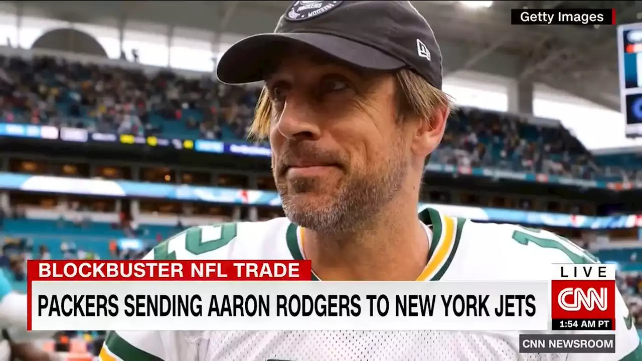 Four-time NFL MVP Aaron Rodgers headed from Green Bay Packers to New York Jets in trade for draft picks | CNN