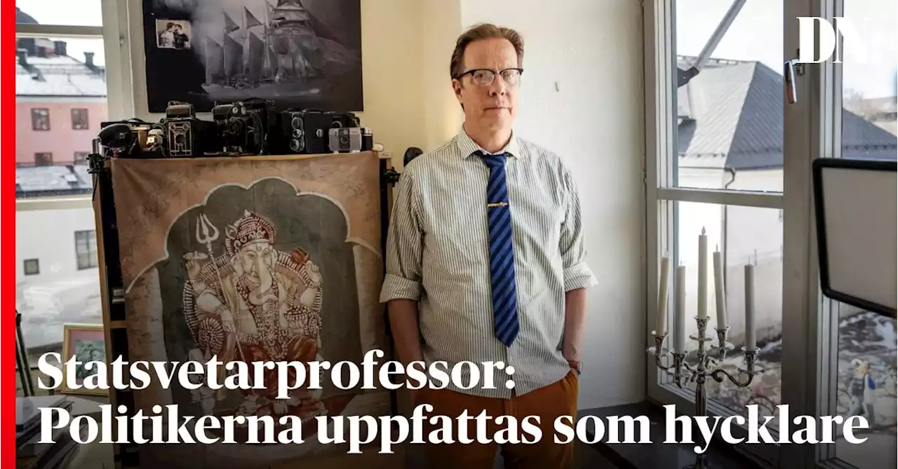 Statsvetarprofessor: Politikerna uppfattas som hycklare