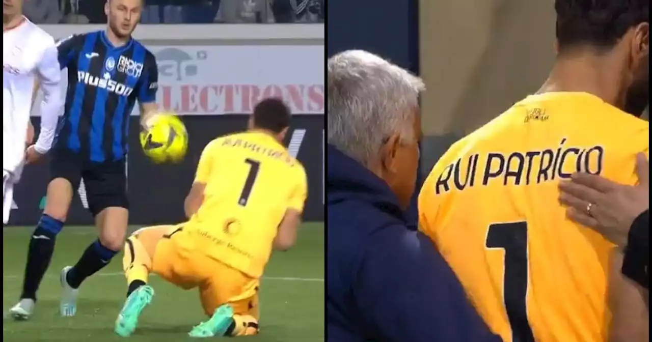 Blooper en la Serie A: insólito error de Rui Patricio y gesto ejemplar de Mou