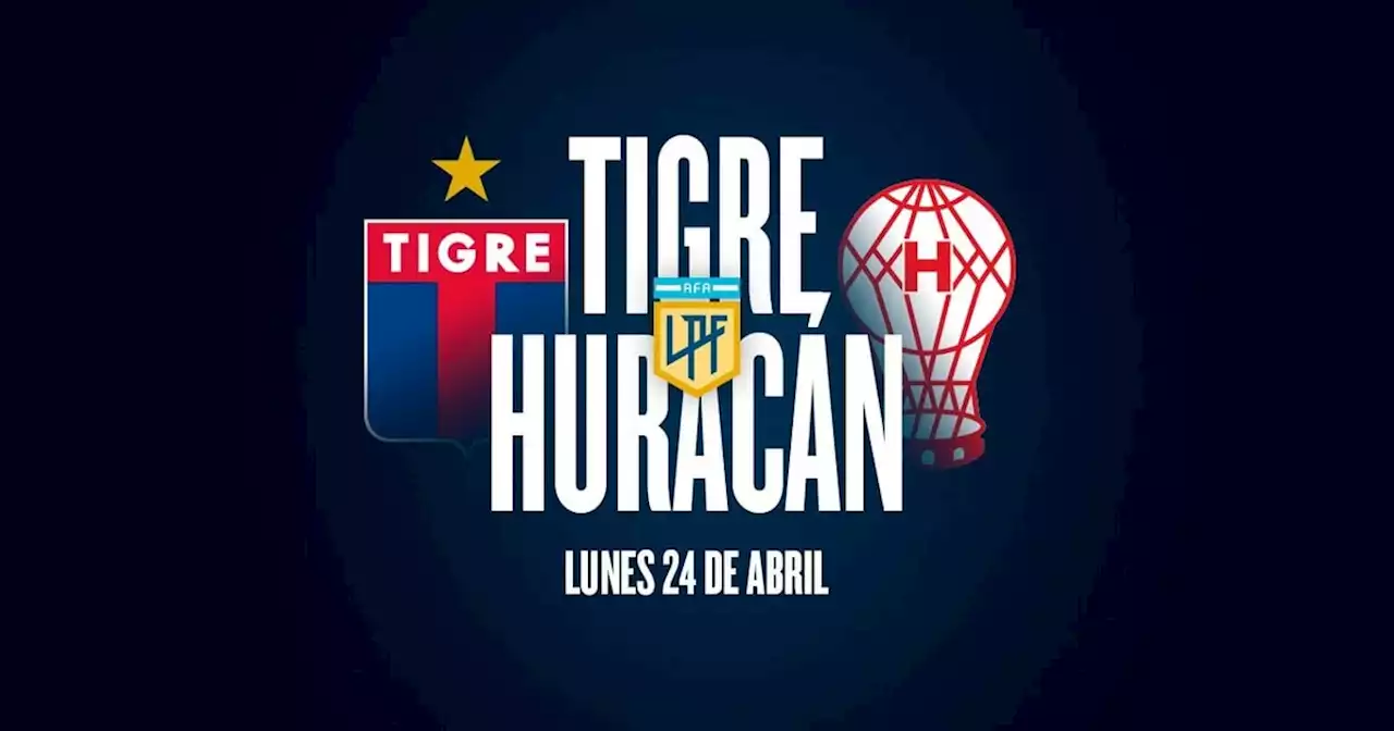 Tigre - Huracán: hora, TV y probables formaciones