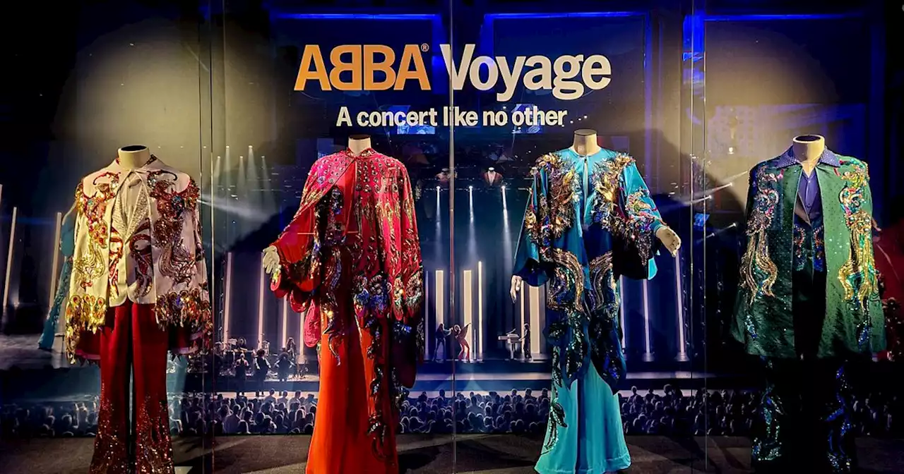 ABBA Voyage outfits on display at British Music Experience