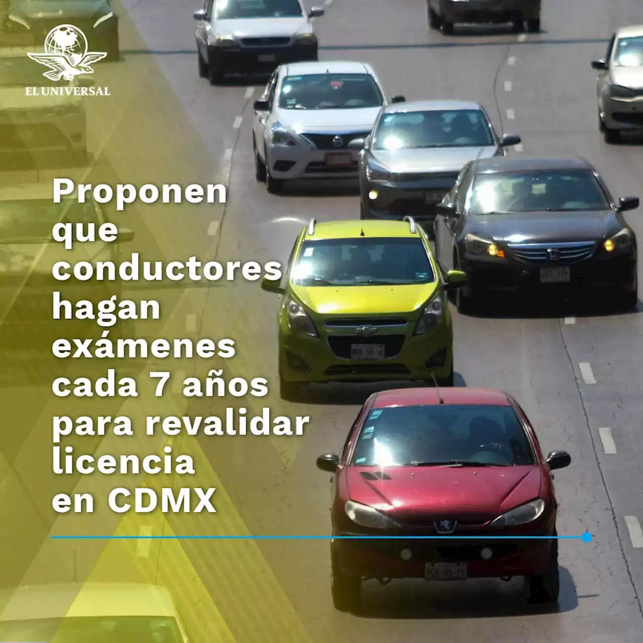 Proponen que conductores hagan exámenes cada 7 años para revalidar licencia en CDMX