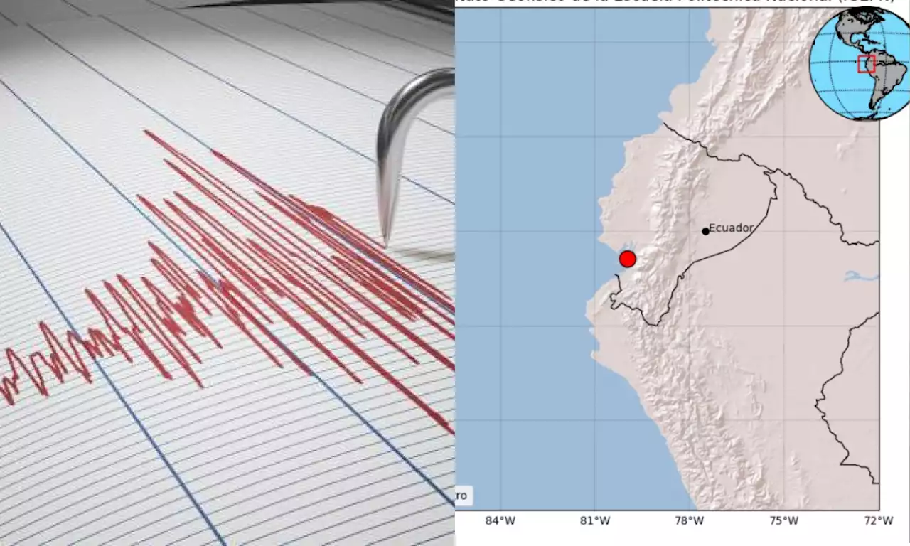 Sismo de 5,8 en zona costera de Ecuador, donde hubo otro terremoto en marzo