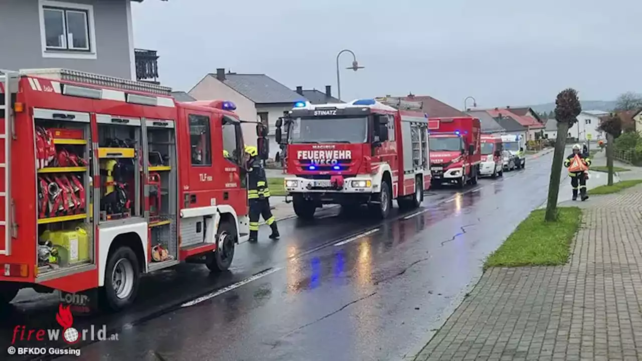 Bgld: Kellerbrand in Einfamilienhaus in Stinatz