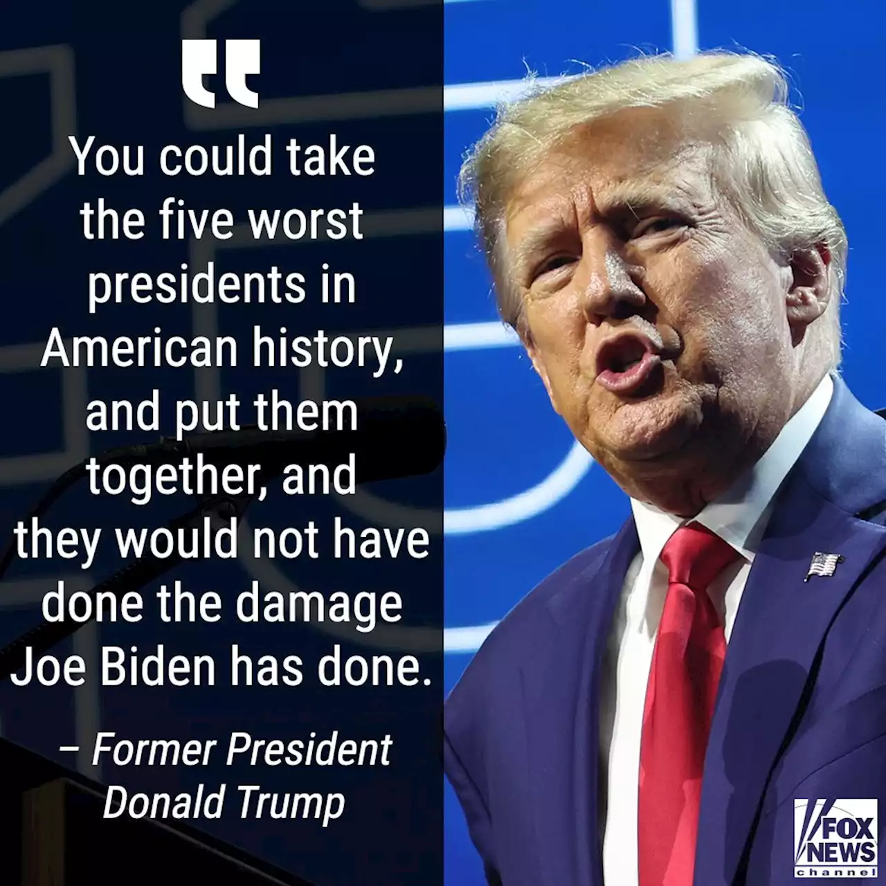 Trump slams Biden's 'calamitous and failed presidency' as president announces 2024 re-election campaign