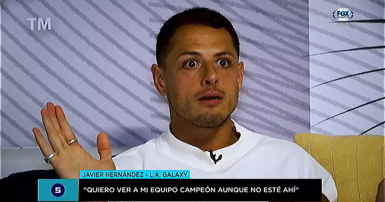 Chicharito, en su ‘rol de villano’: “Hay algo que no puedo hablar; me llevo a alguien entre las patas”