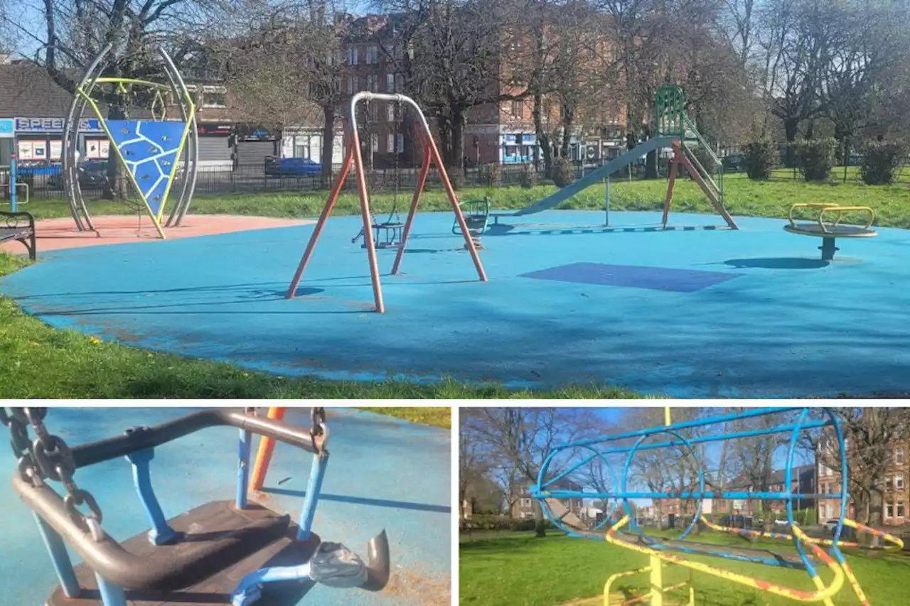 'It's sad': Parents plea for Southside play park upgrade as toys lay broken