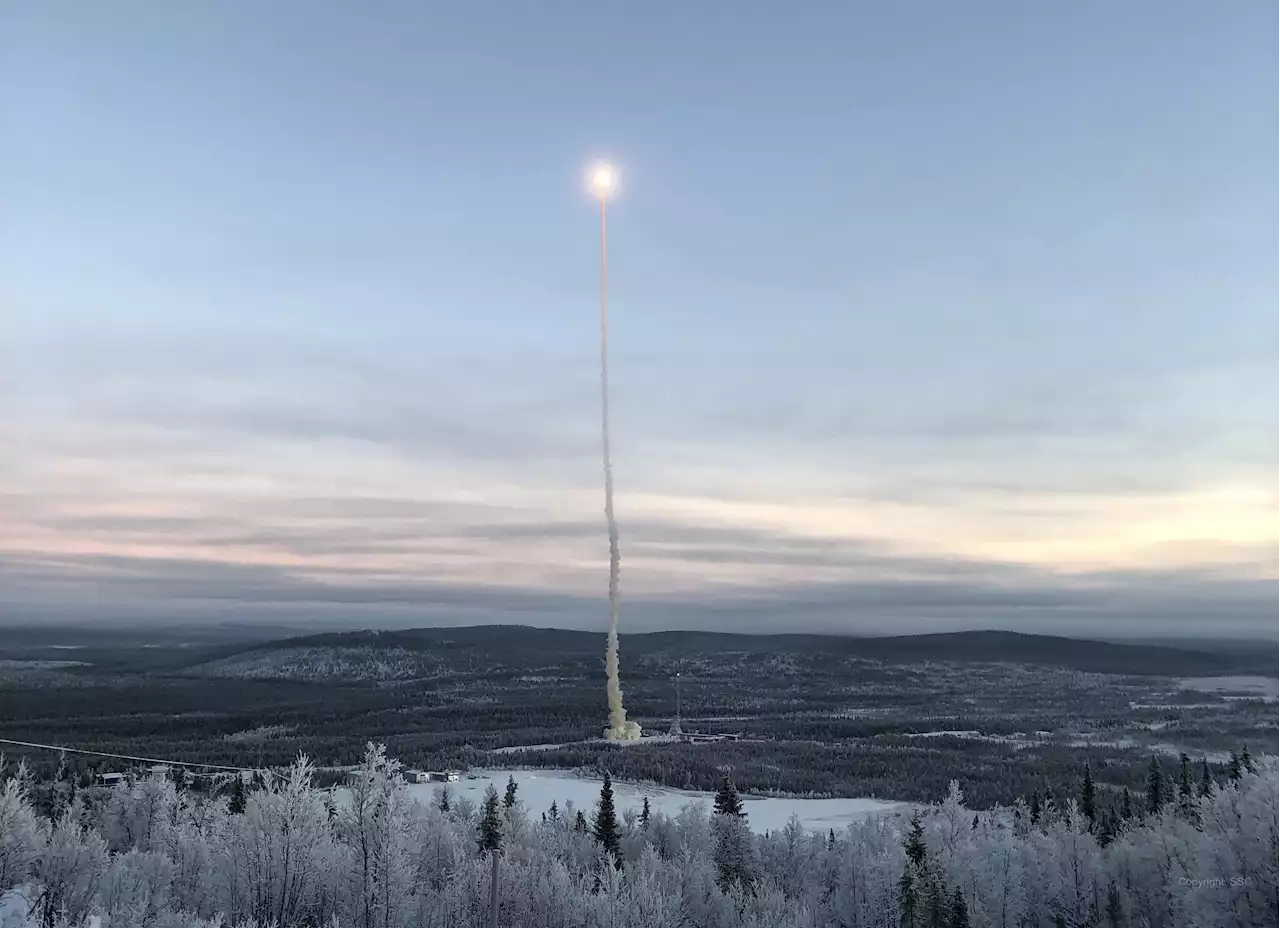 1,6 ton stor rymdraket sköts snett – landade i Norge