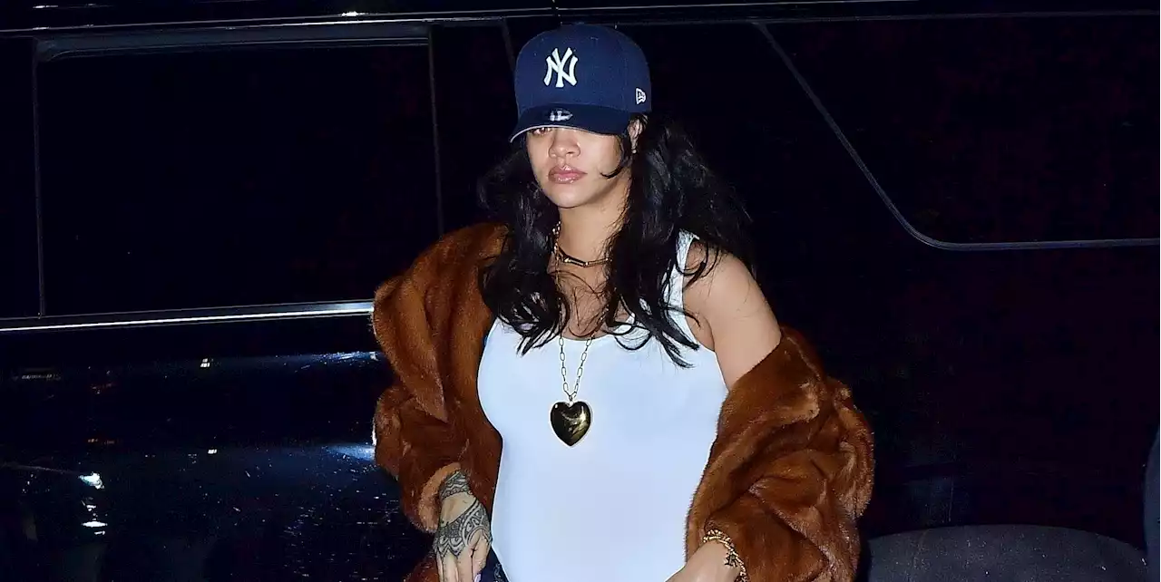 Rihanna Pairs Timberland Boots with the Vintage Fur Coat She Can't Stop Wearing