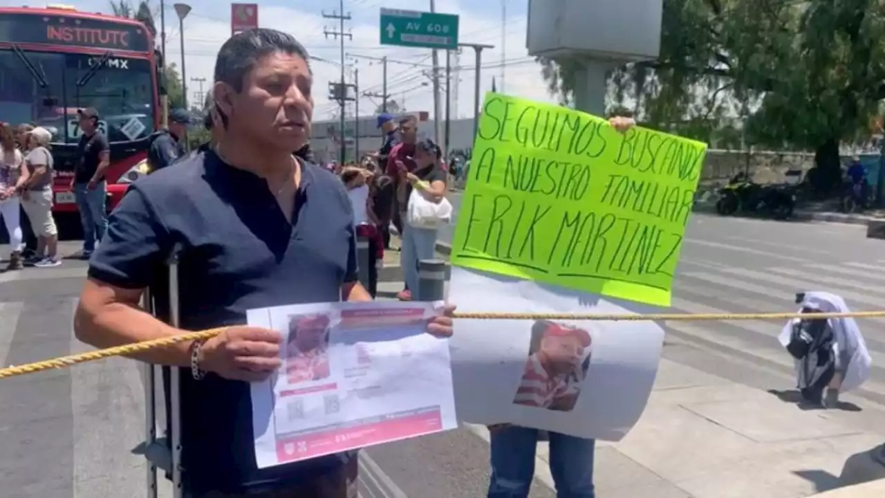 'No nos quieren ayudar': bloquean la avenida San Juan de Aragón por la desaparición de un niño